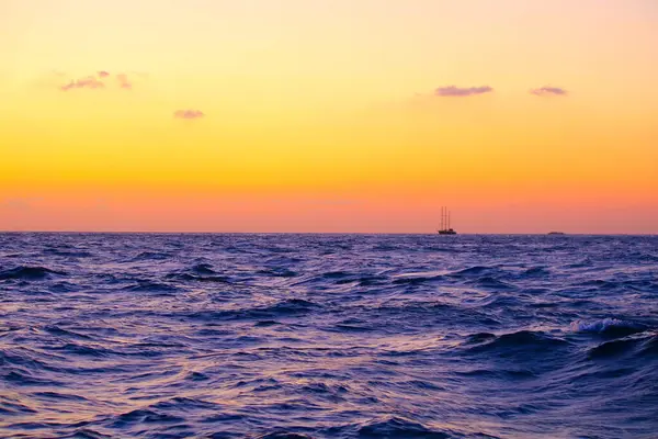 Mediterrâneo Pôr Sol — Fotografia de Stock