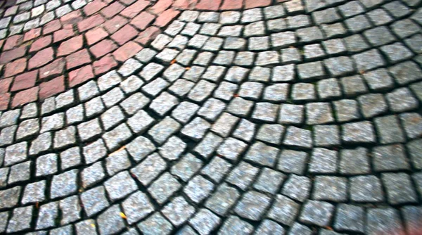 Pattern Paving Stones Sidewalk — Stock Photo, Image