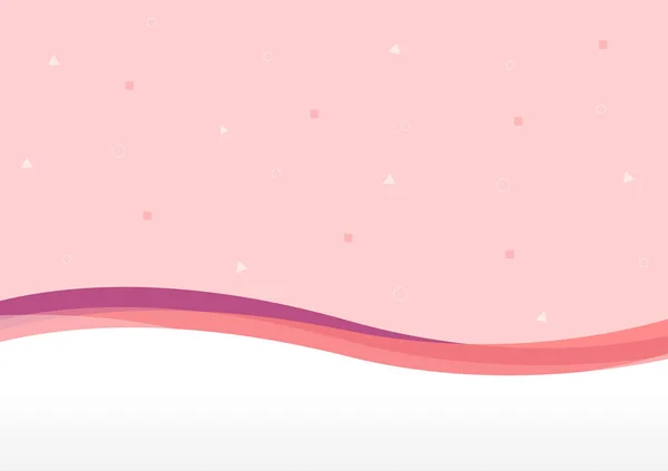 Schönen Rosa Geometrischen Hintergrund Hintergrund Für Die Platzierung Von Produkten — Stockvektor