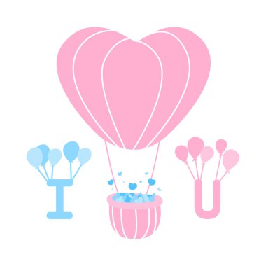 Jigsaw kalp aşk kartı Sevgililer günü için