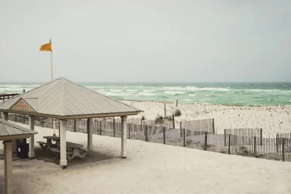 Mooie regenachtige dag in Florida Beach — Stockfoto