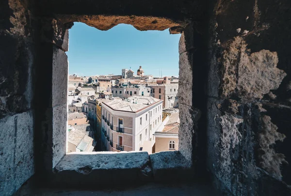 Sardunya penceresinden sermayenin havadan görünümü ta