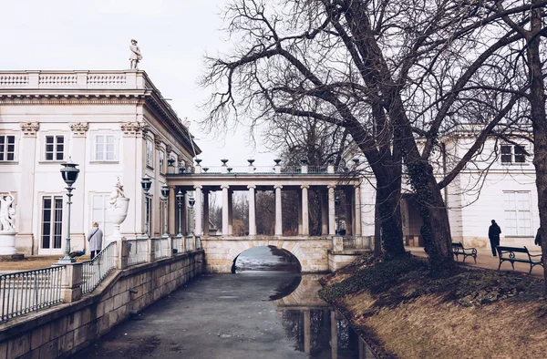 Royal Baths park in Warsaw in Poland — Stock Photo, Image