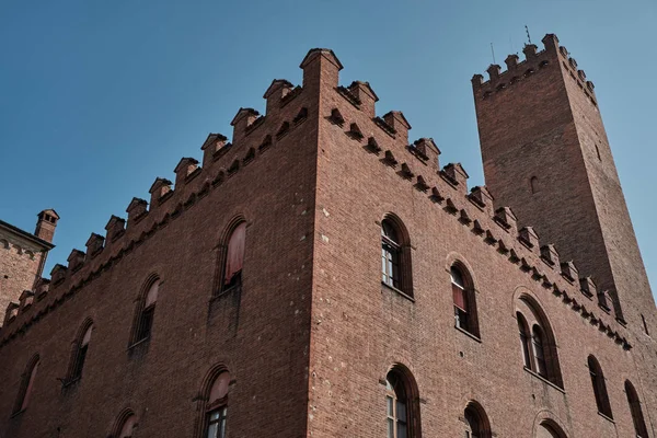 Historická budova ve městě Cremona Lombardie - Itálie. — Stock fotografie