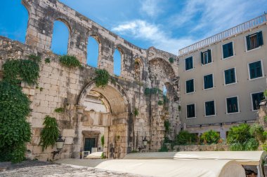 Hırvatistan 'ın Split kentindeki Katedral Meydanı