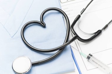 Doktor stetoskop ile kat