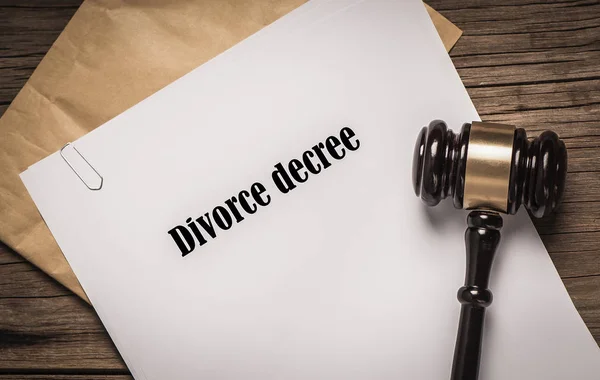 Pétition en divorce — Photo