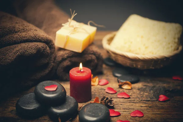 Valentinstag. Wellness-Dekoration — Stockfoto