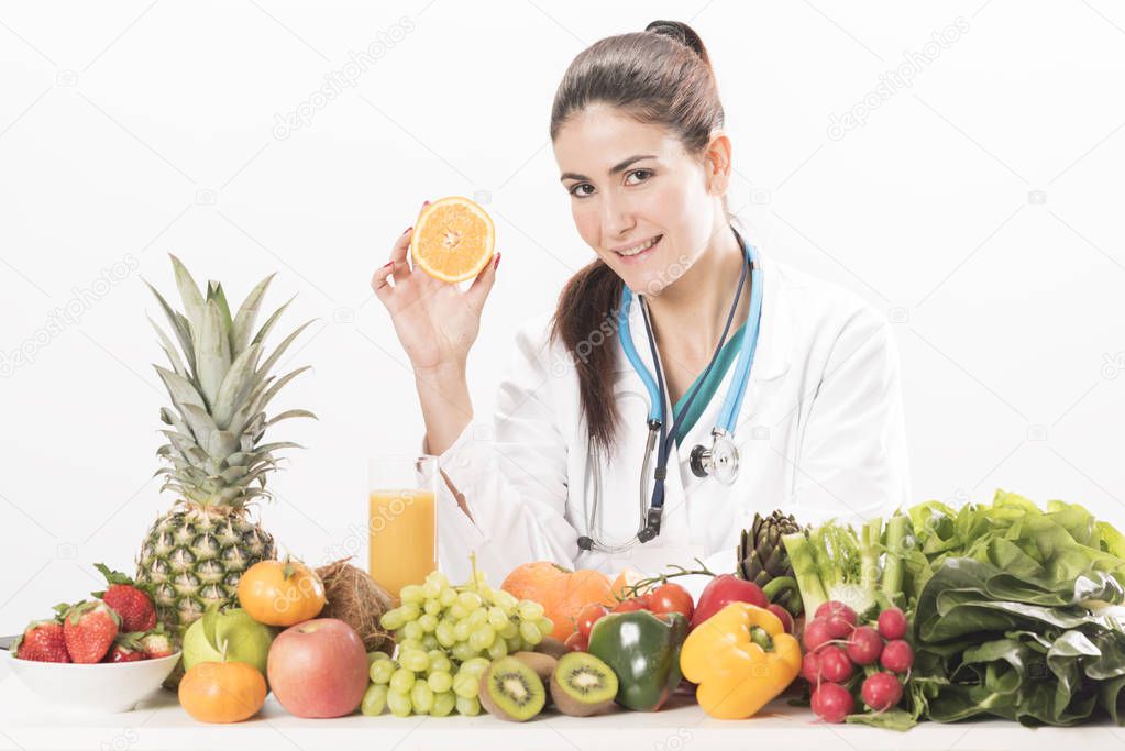 Dietician female doctor