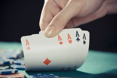 Poker eli as closeup 