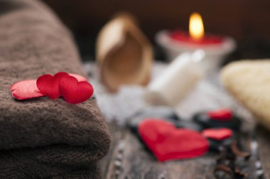 Spa kompozisyon Sevgililer vesilesiyle 