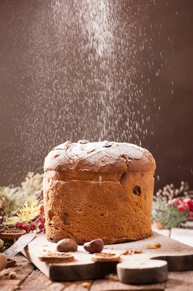 Torta natalizia italiana — Foto Stock