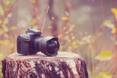 Wideangle lens ile fotoğraf makinesi 