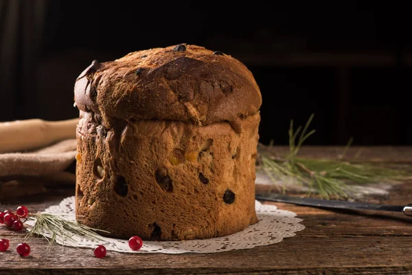 Panettone la torta di Natale italiana — Foto Stock