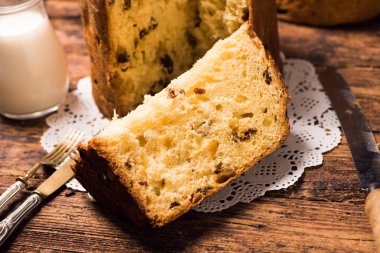 Panettone. Noel İtalyan pasta