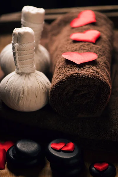 Valentinstag. Wellness-Dekoration — Stockfoto