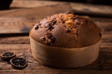 panettone geleneksel İtalyan tatlı Noel içindir..
