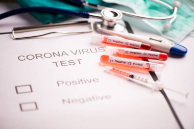 Orta Doğu solunum sendromu Coronavirus test tüpü Mers-Cov içeriyor.