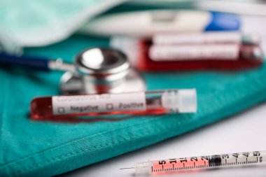 2019-Ncov. Coronavirus laboratuvarında Coronavirus kan testi