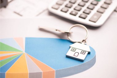 Finans piyasası için emlak finans sektörü konsept imajı
