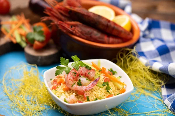 A delicious fish couscous with prawns from Mazara del vallo