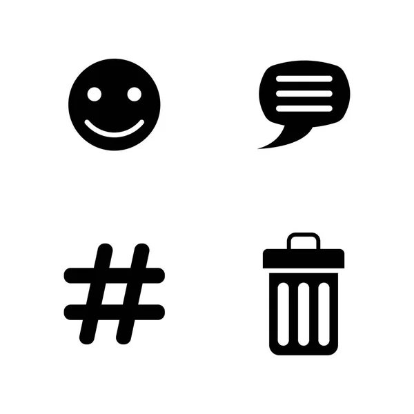 Chat. Simple Related Vector Icons — Stock Vector