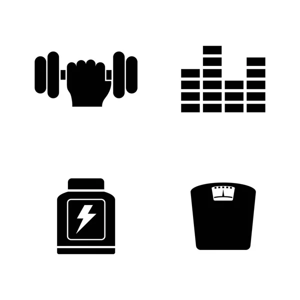 Training. Simple Related Vector Icons — Stock Vector