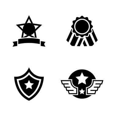 Ödüller. Basit ilgili vektör simgeler