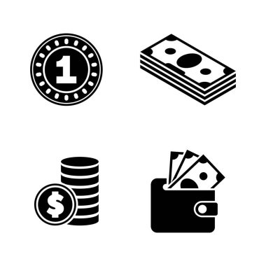 Mali. Basit ilgili vektör simgeler