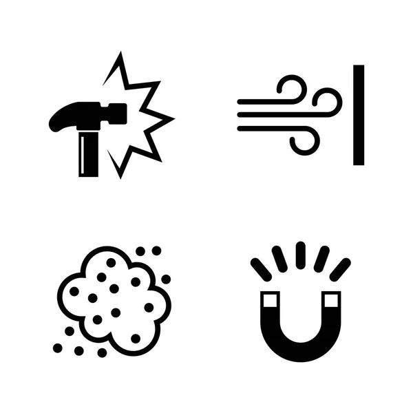 External influence. Simple Related Vector Icons — Stock Vector