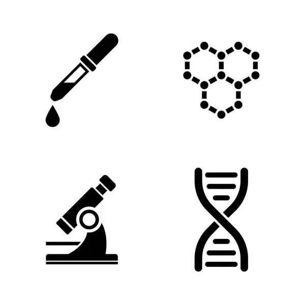 Laboratory. Simple Related Vector Icons — Stock Vector