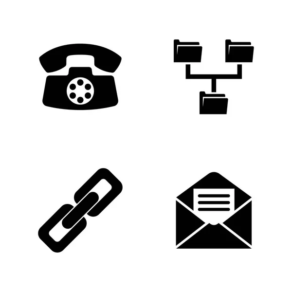 Communicate. Simple Related Vector Icons — Stock Vector