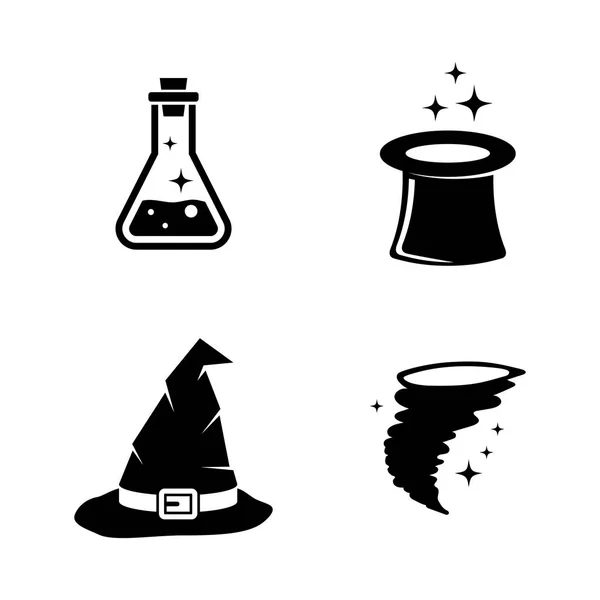 Magic. Simple Related Vector Icons — Stock Vector