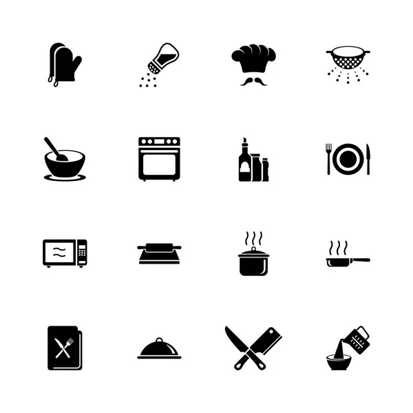 Cooking - Flat Vector Icons — Stock Vector