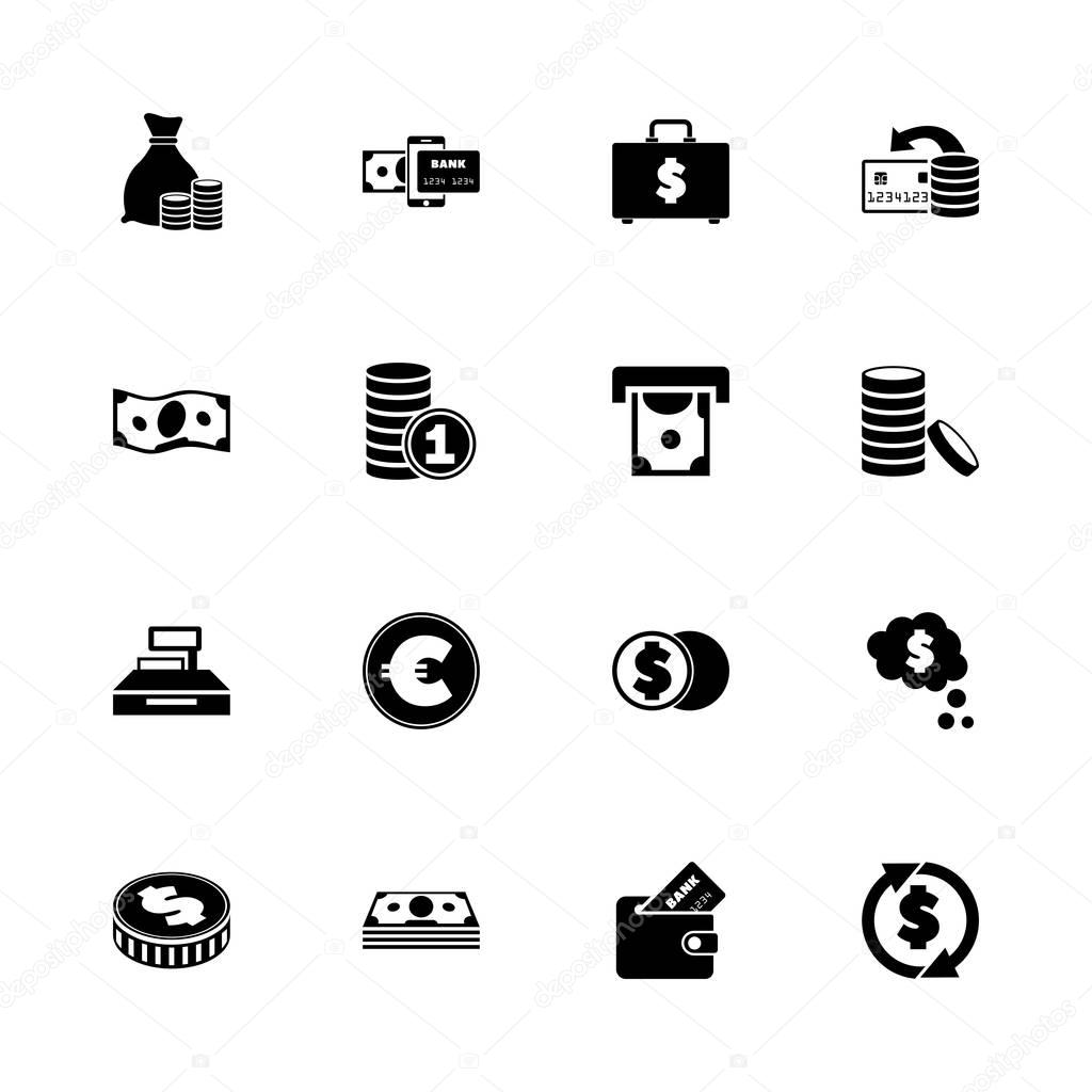 Money - Flat Vector Icons