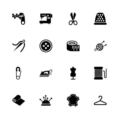 Terzilik - düz vektör simgeleri