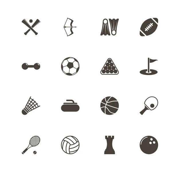 Спорт - Плоские векторные иконы — стоковый вектор