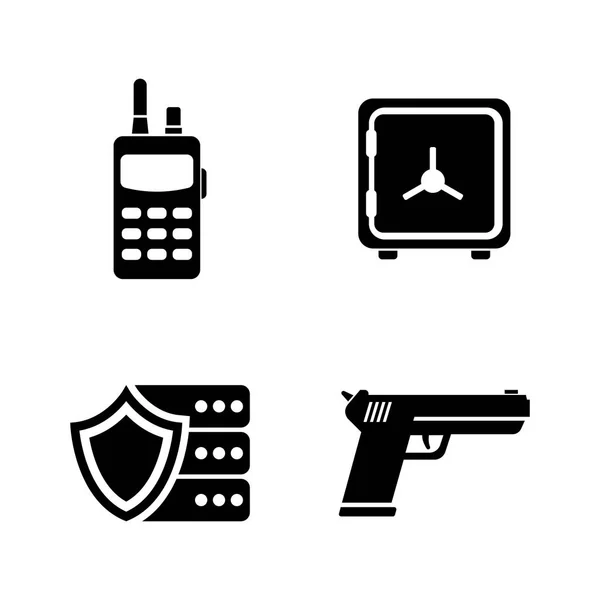 Guard. Simple Related Vector Icons — Stock Vector