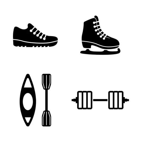 Sport. Simple Related Vector Icons — Stock Vector