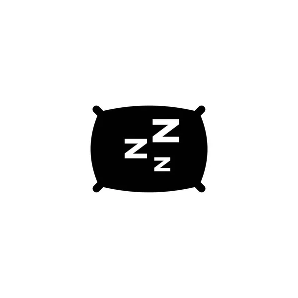 Pillow flat icon — Stock Vector