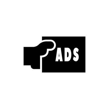 ad simgesi. düz tasarım