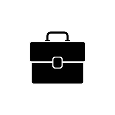 evrak çantası düz vektör simgesi