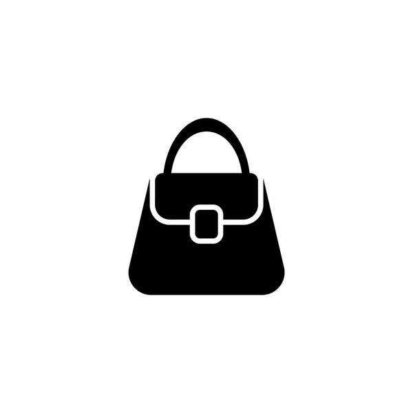 女性バッグ フラット ベクトル アイコン — ストックベクタ
