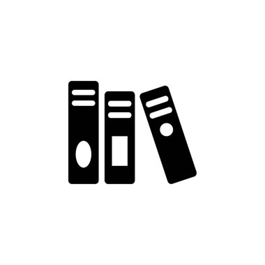 kitap düz vektör simgesi