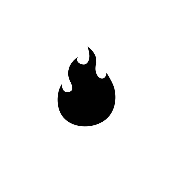 Икона огненного пламени — стоковый вектор