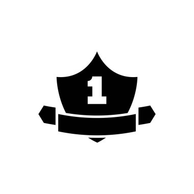 Garanti kalkan düz vektör simgesi