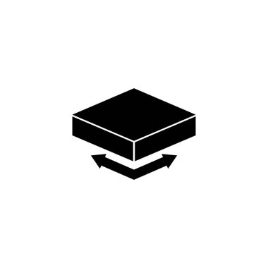 Oklar düz vektör simgesi ile açı