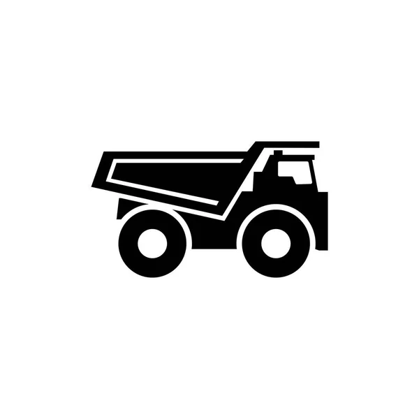 Dumper platt vektor symbol — Stock vektor