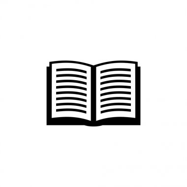 Okuma düz vektör simgesi