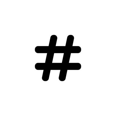 Etiket Düz Vektör Simgesi